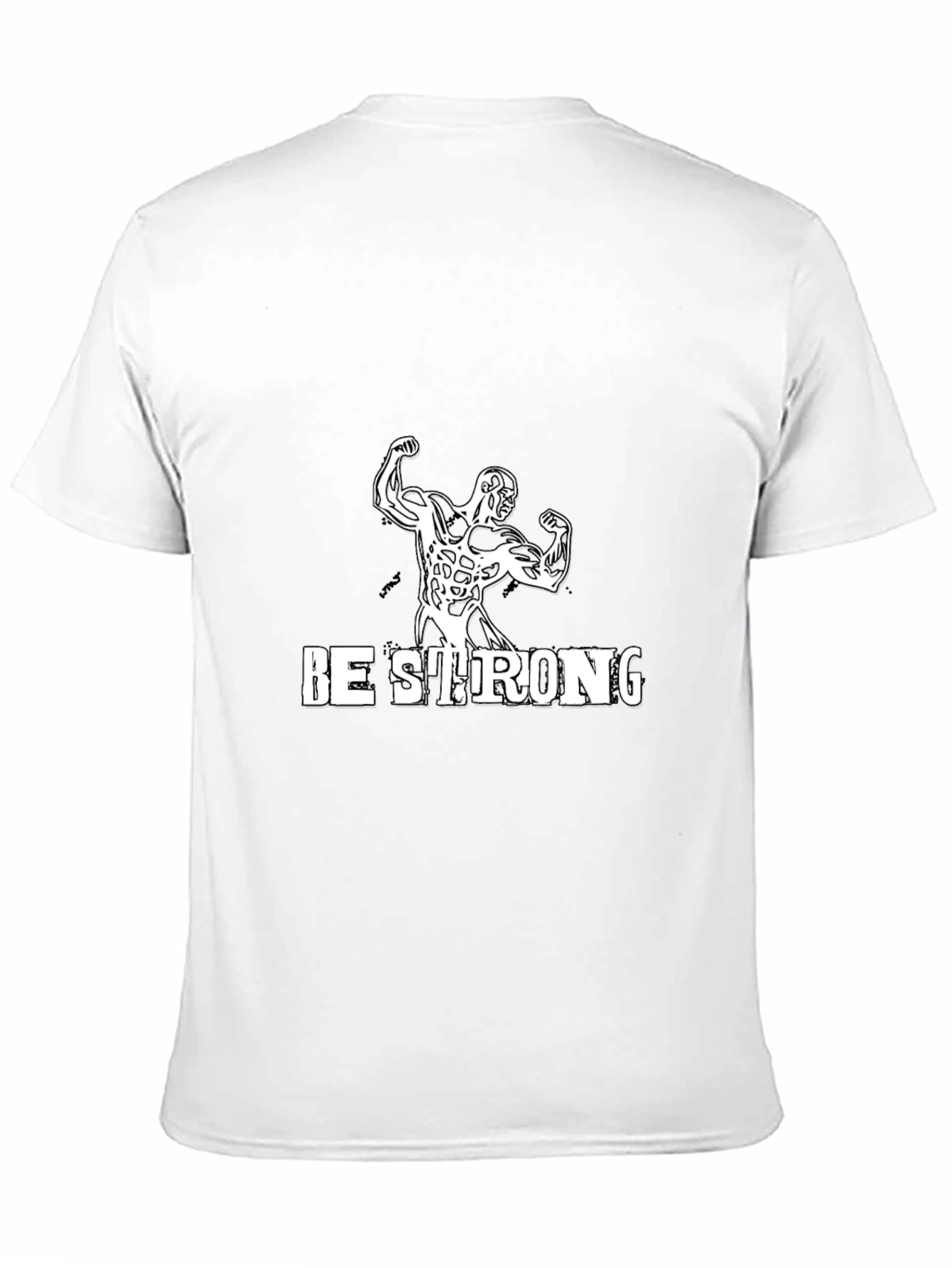 Be Strong Graphic T-Shirt - Black
