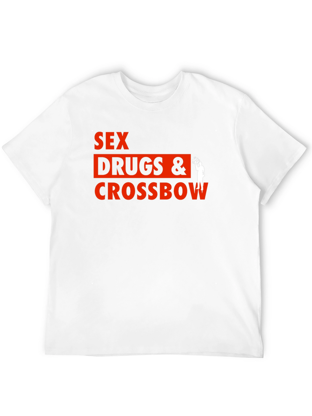 Sex Drugs & Crossbow Black Graphic T-Shirt