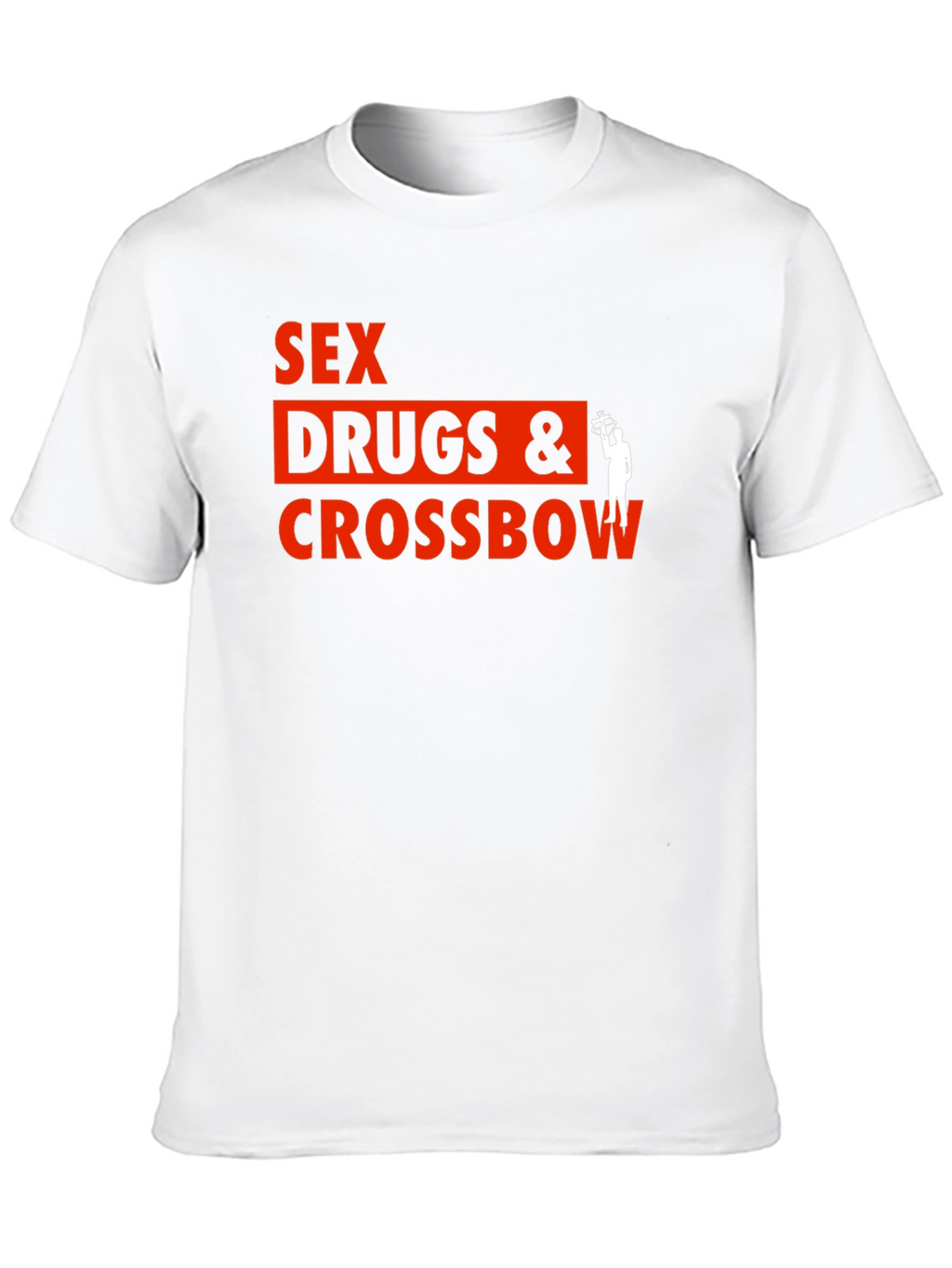 Sex Drugs & Crossbow Black Graphic T-Shirt