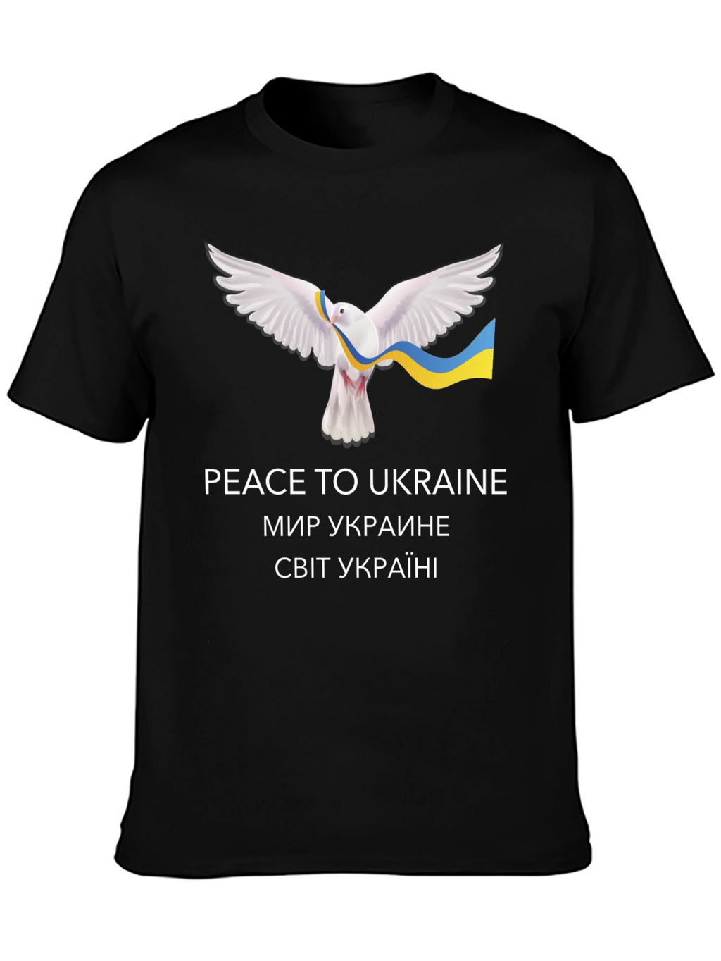 Peace for Ukraine T-Shirt Dove of Peace