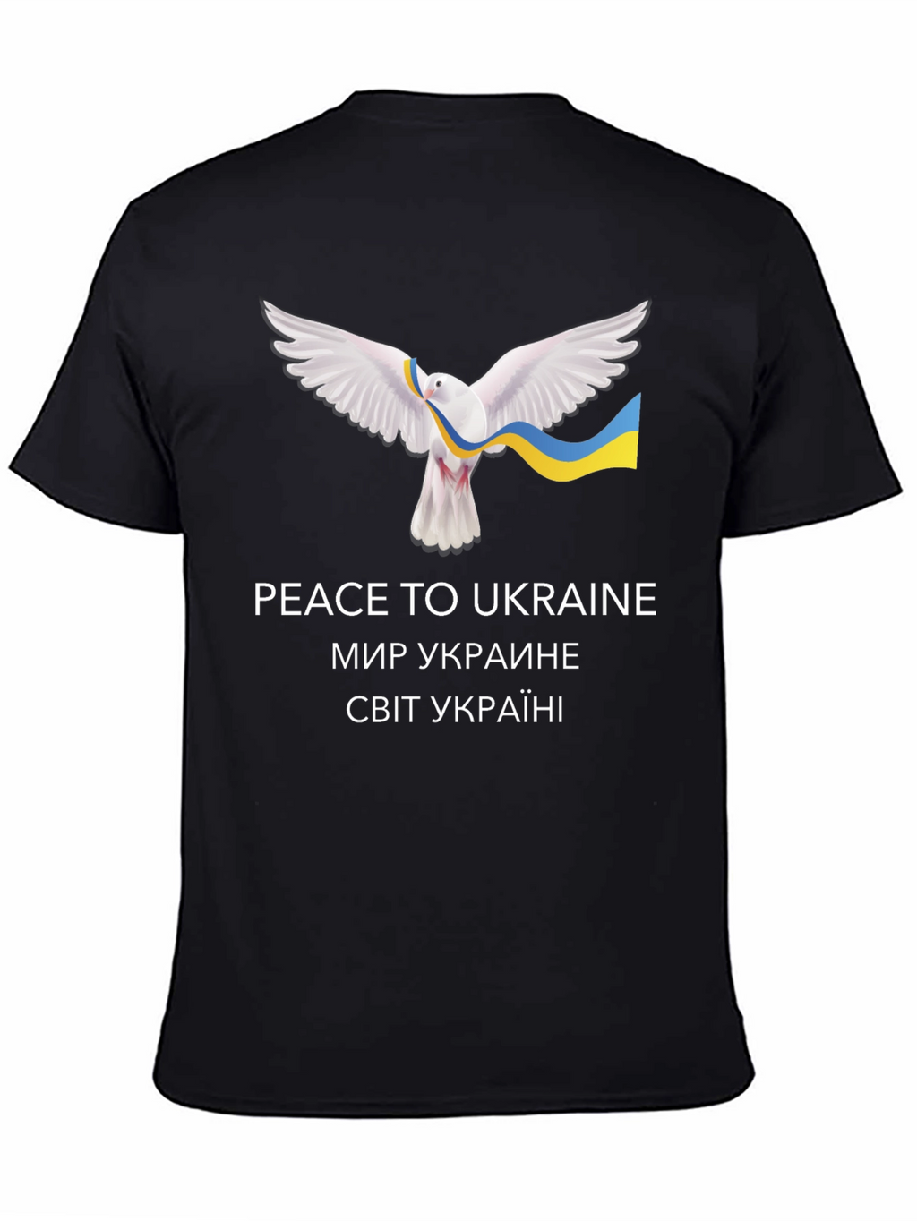 Peace for Ukraine T-Shirt Dove of Peace