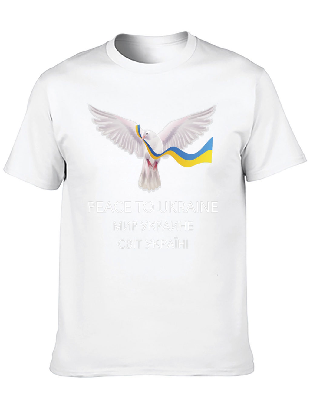 Peace for Ukraine T-Shirt Dove of Peace