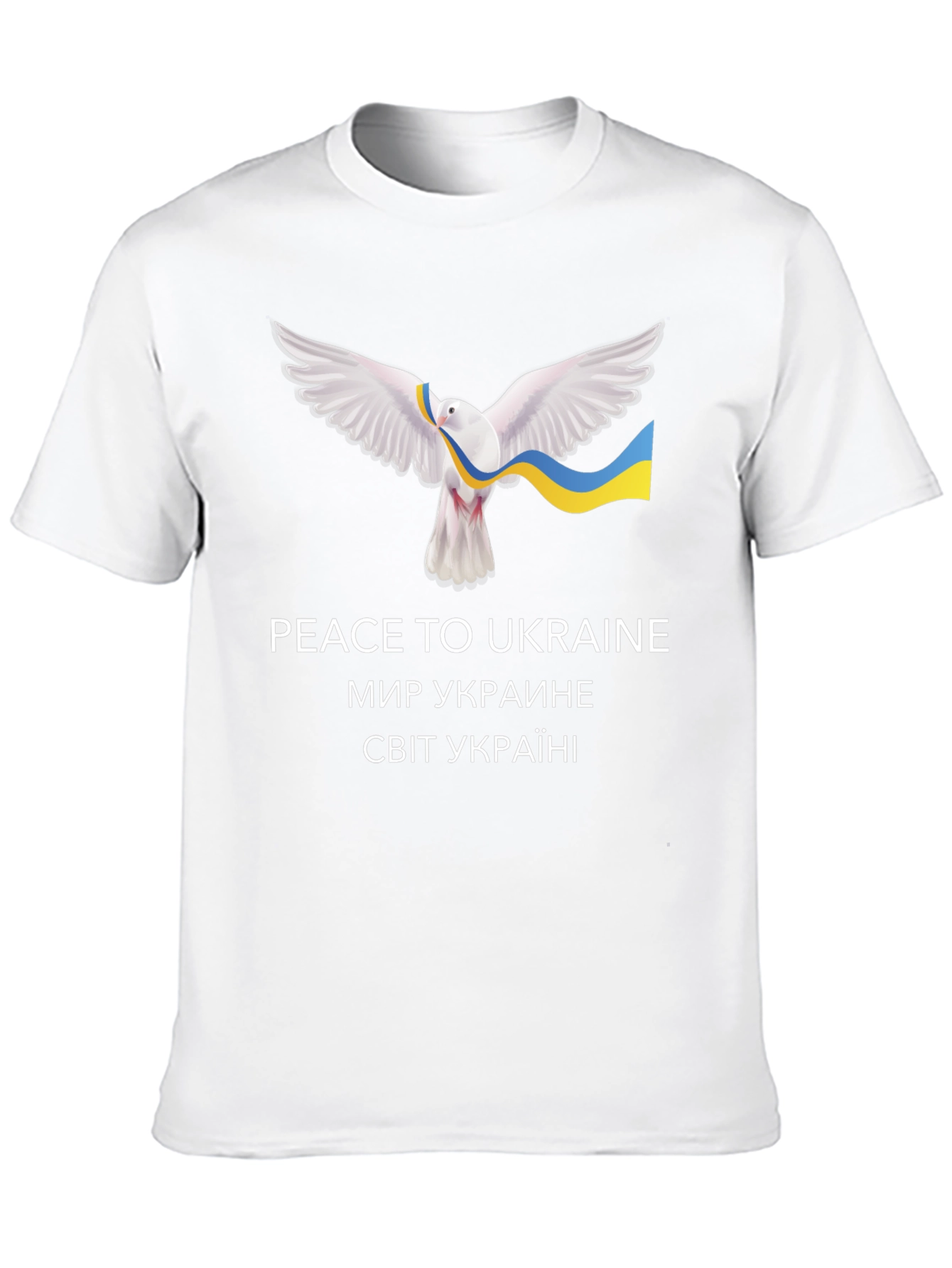 Peace for Ukraine T-Shirt Dove of Peace