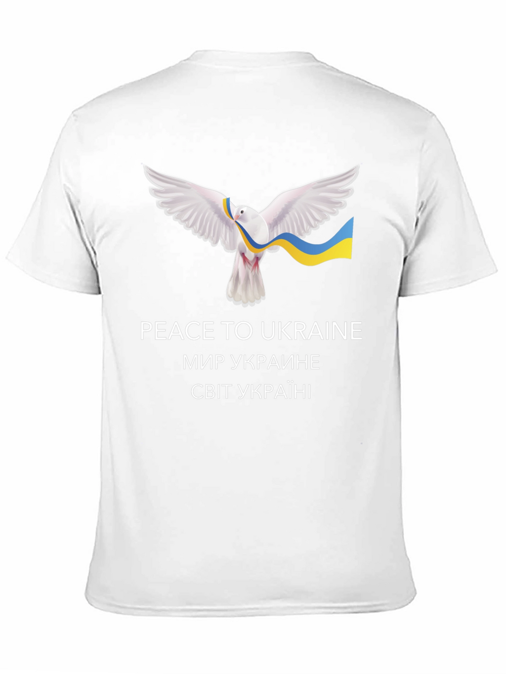 Peace for Ukraine T-Shirt Dove of Peace