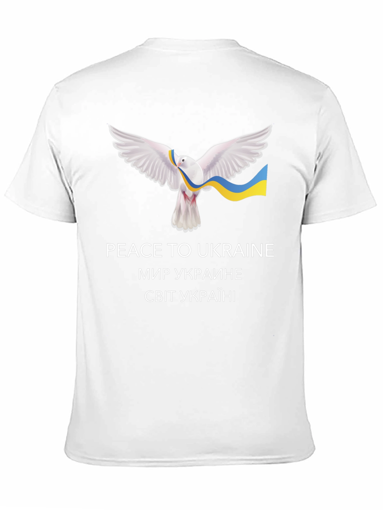 Peace for Ukraine T-Shirt Dove of Peace