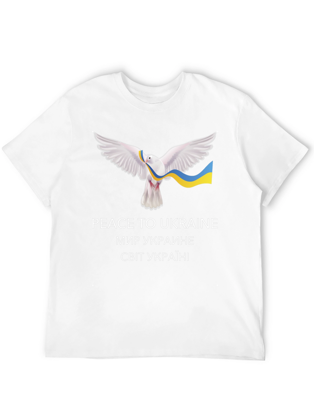 Peace for Ukraine T-Shirt Dove of Peace
