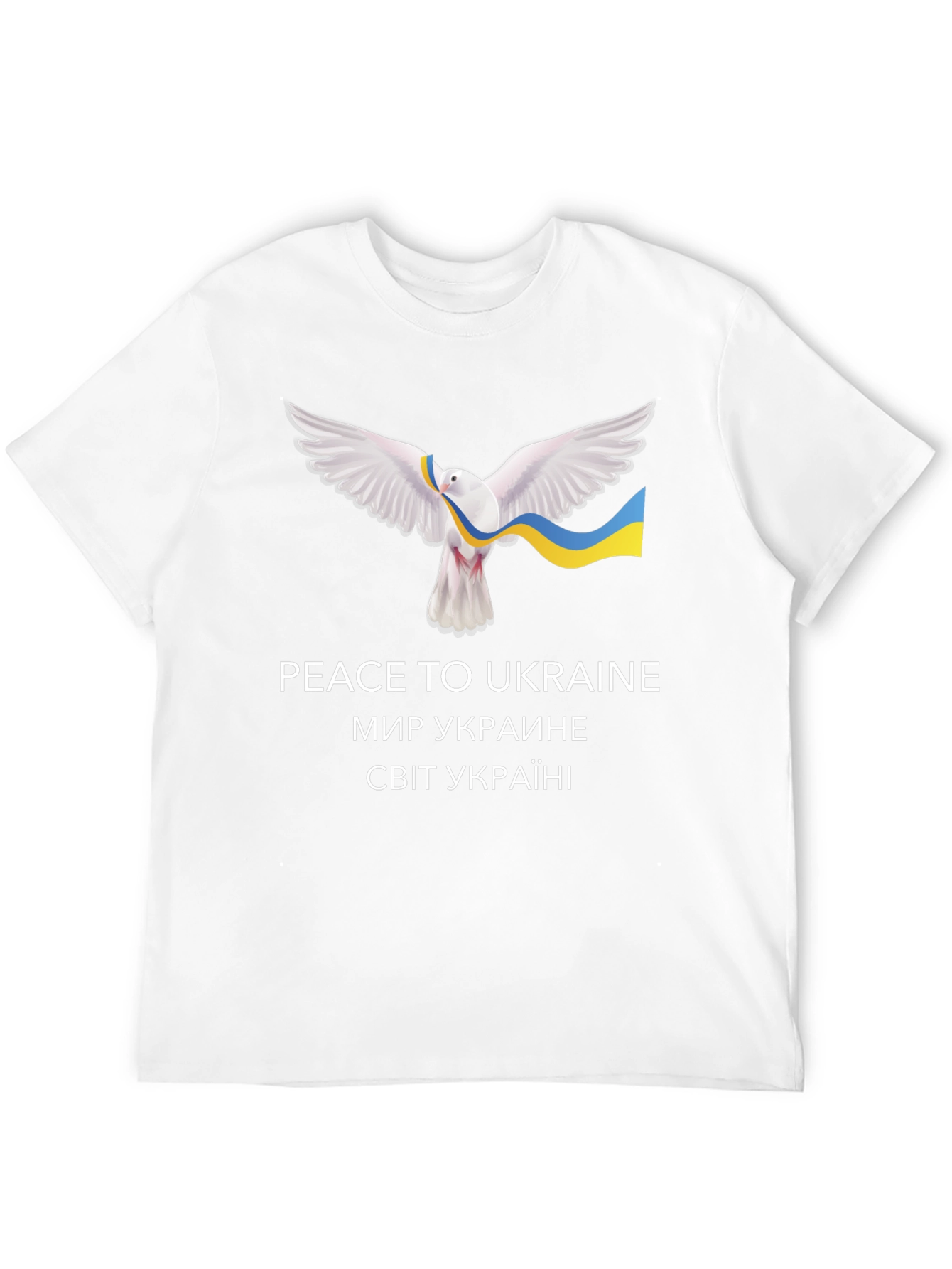 Peace for Ukraine T-Shirt Dove of Peace
