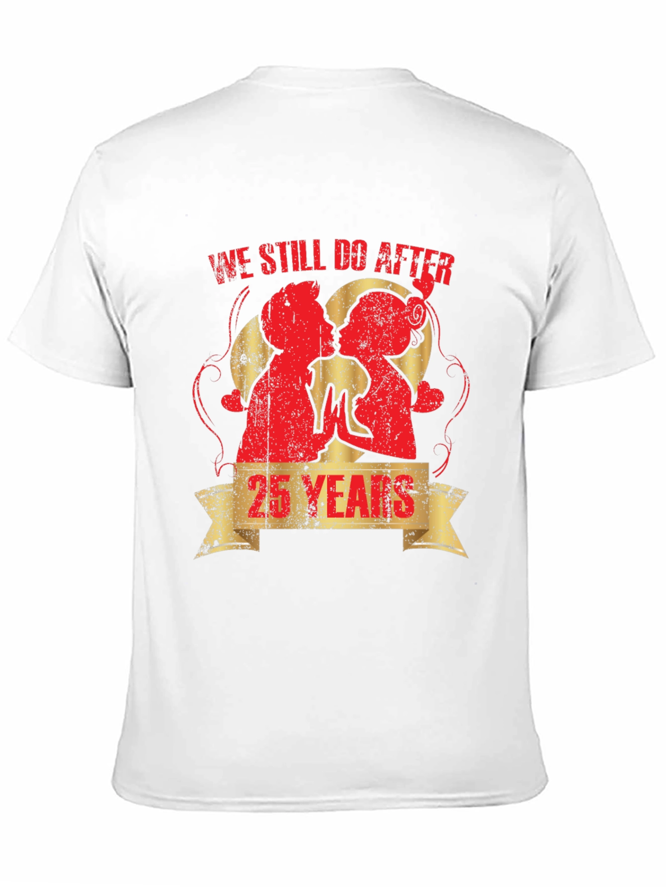 25th Anniversary Couples Graphic T-Shirt