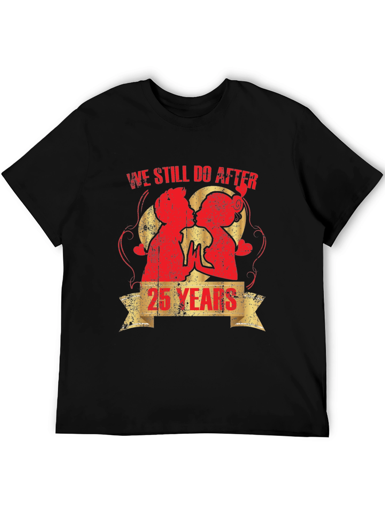 25th Anniversary Couples Graphic T-Shirt