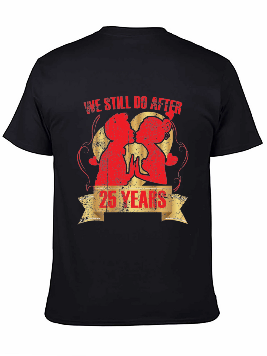 25th Anniversary Couples Graphic T-Shirt