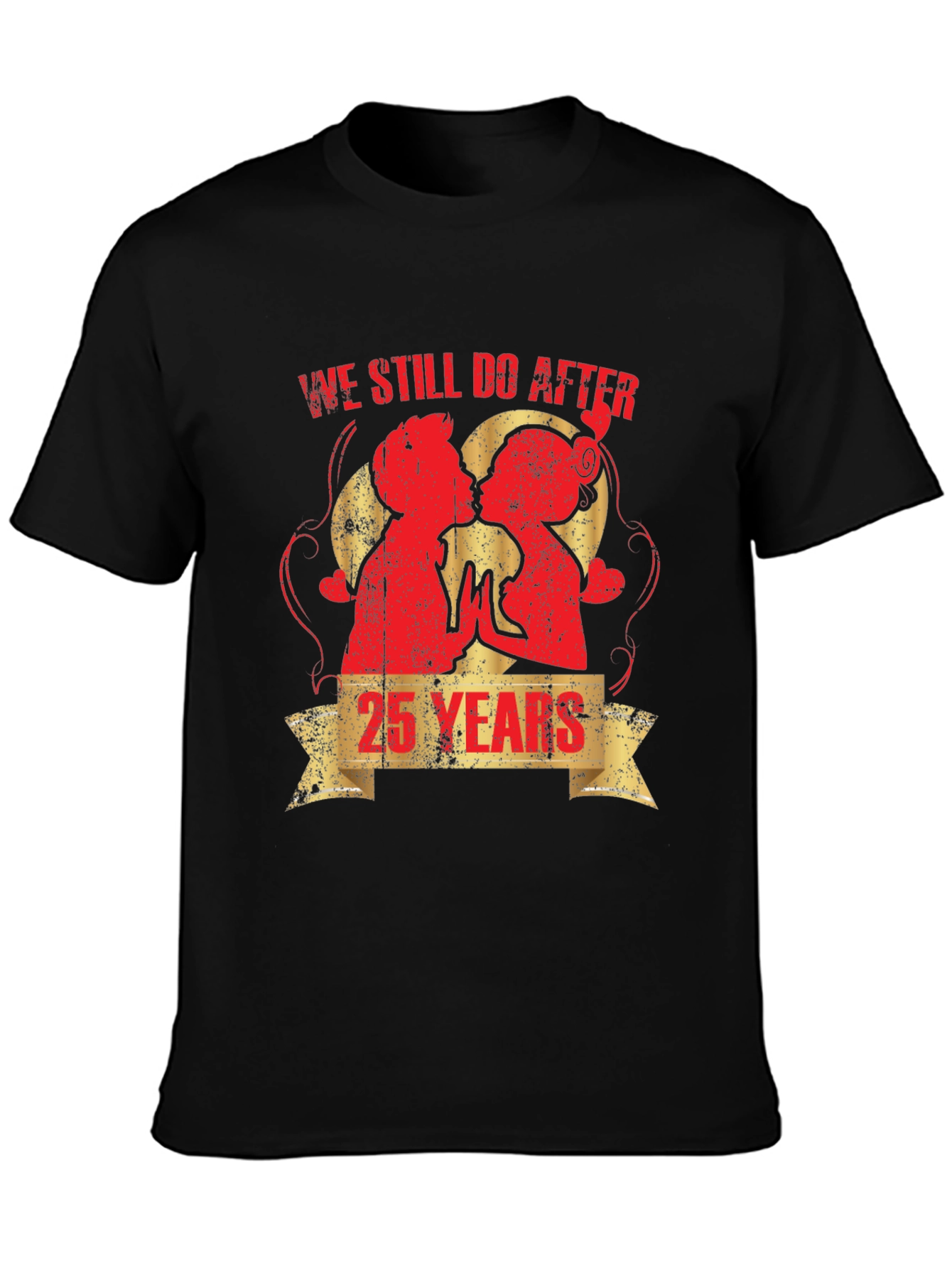 25th Anniversary Couples Graphic T-Shirt