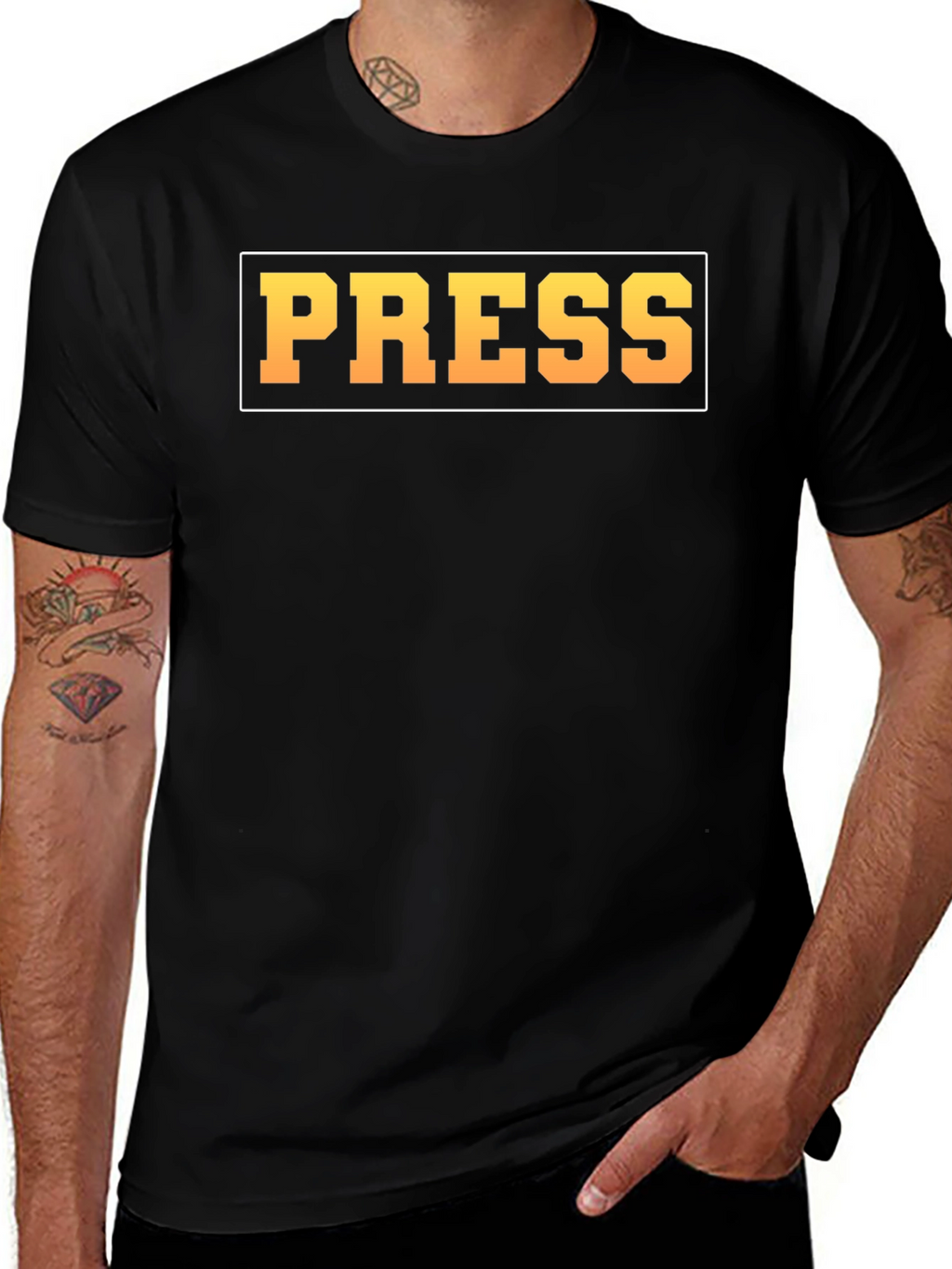 PRESS T-Shirt - Media Journalism Tee