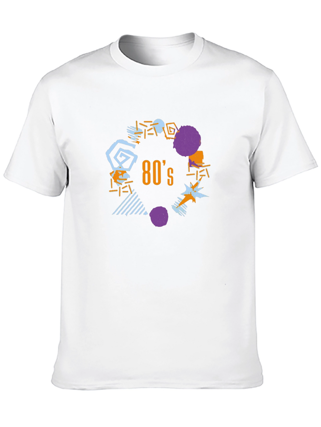 Retro 80s Graphic T-Shirt - Black