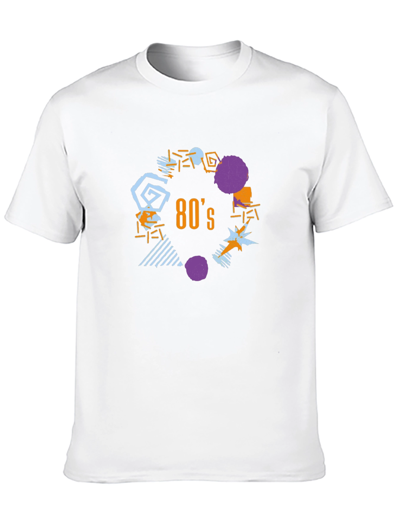 Retro 80s Graphic T-Shirt - Black