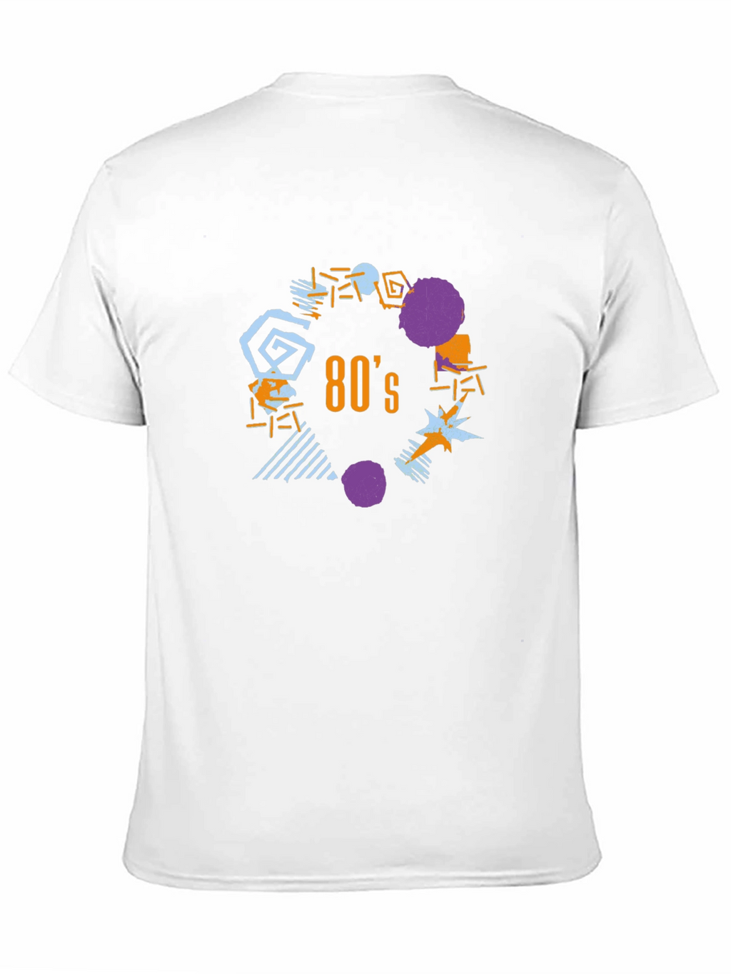 Retro 80s Graphic T-Shirt - Black