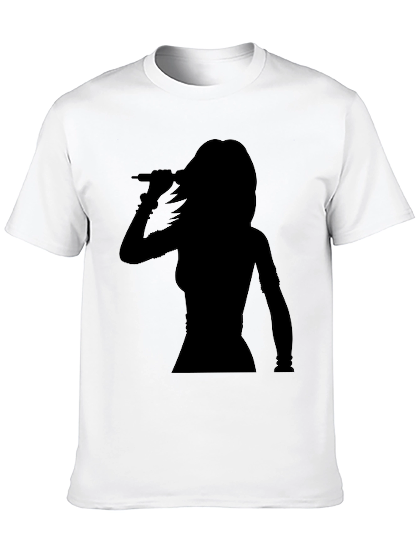 Silhouette Singer Graphic Tee