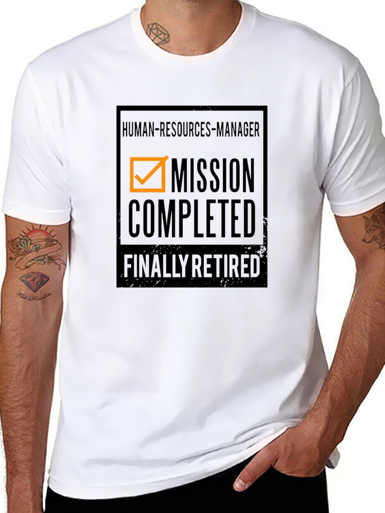 Retired HR Manager T-Shirt: Mission Completed!
