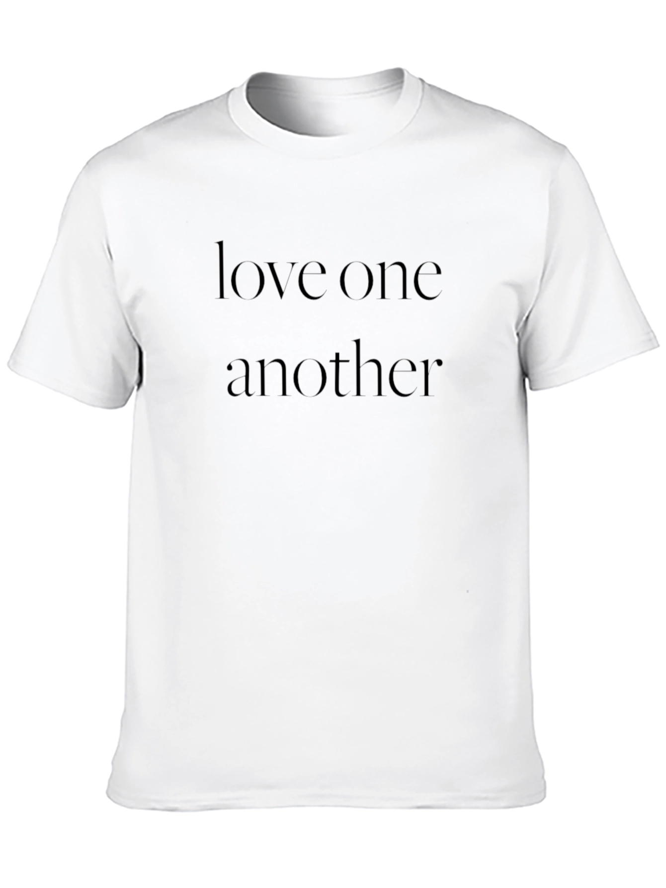 Love One Another Black Graphic Tee Shirt