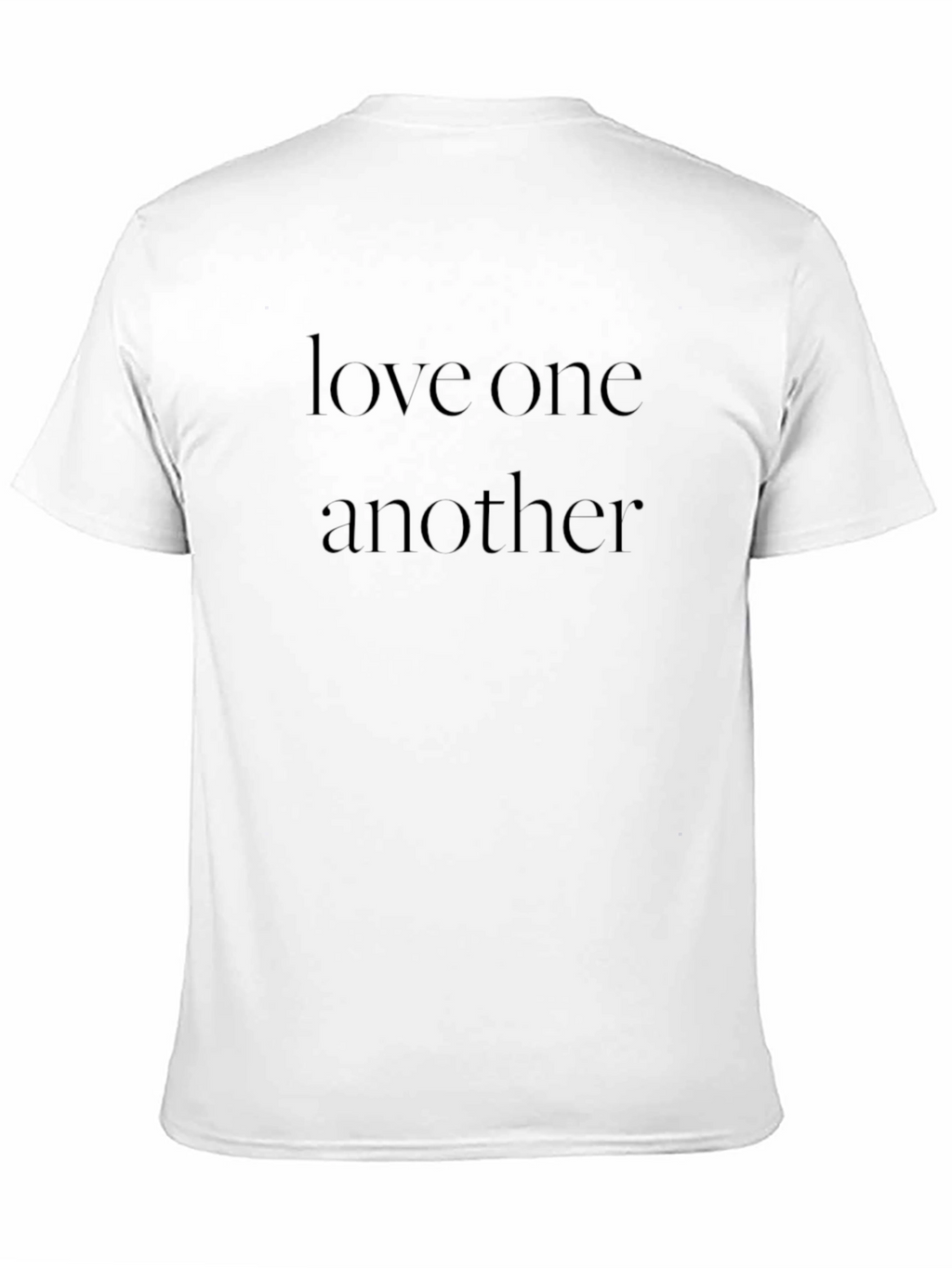Love One Another Black Graphic Tee Shirt