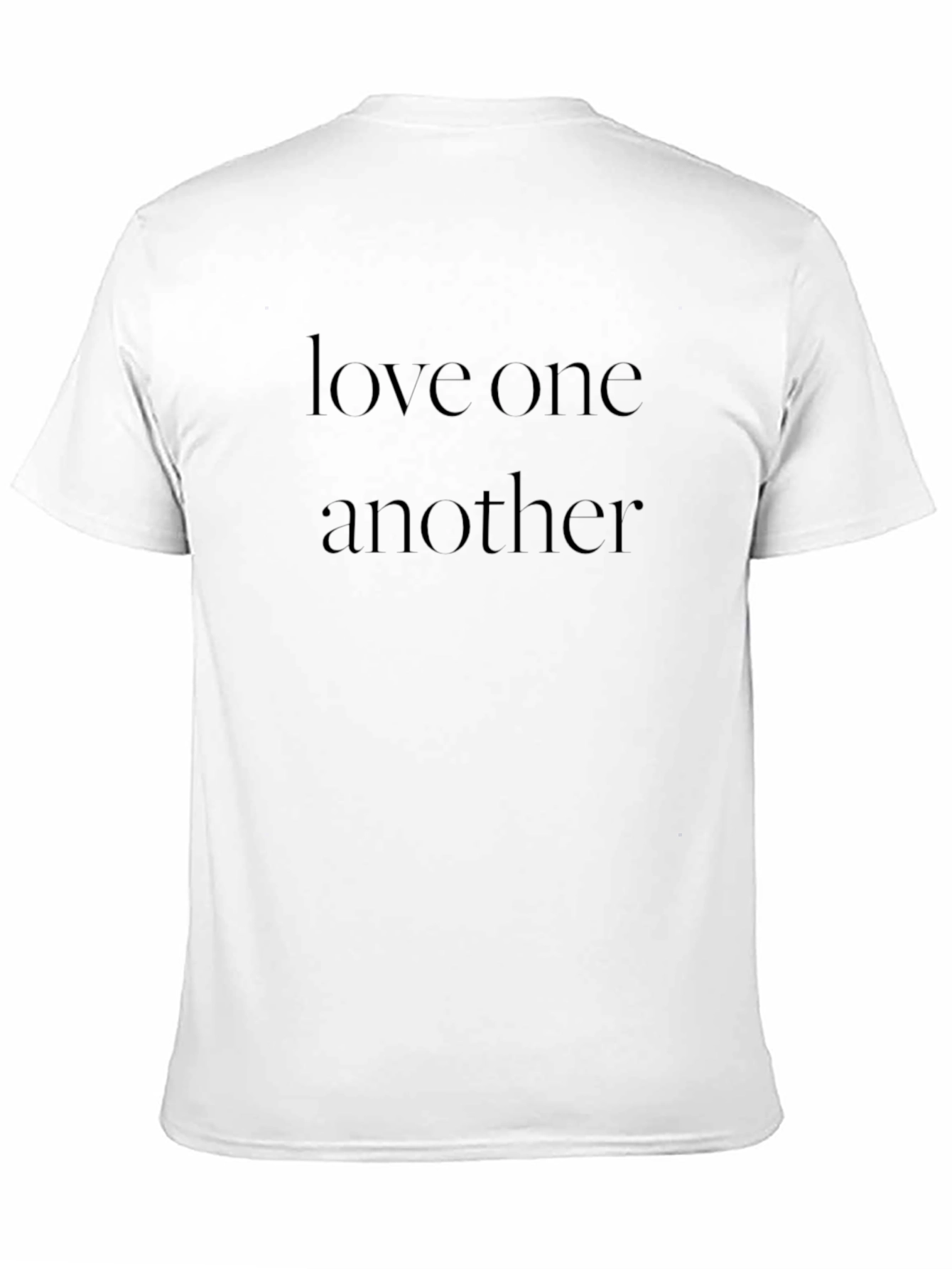 Love One Another Black Graphic Tee Shirt