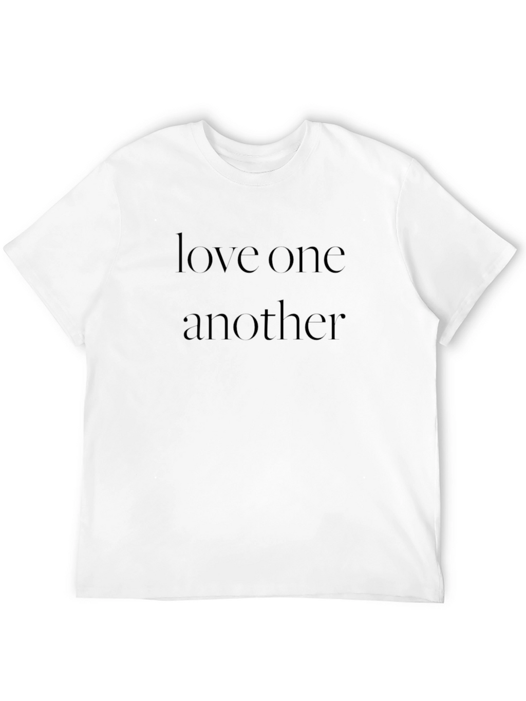 Love One Another Black Graphic Tee Shirt