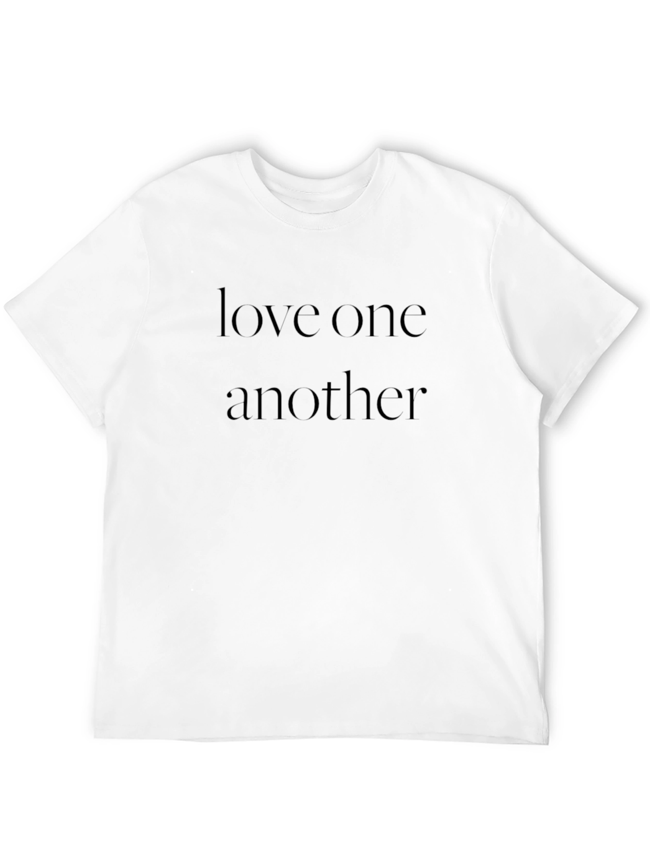 Love One Another Black Graphic Tee Shirt