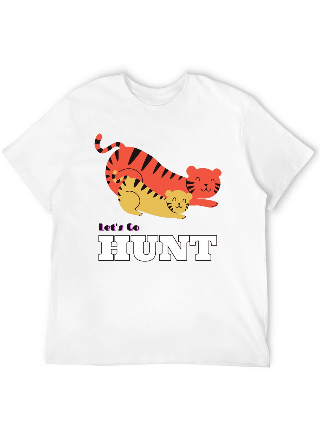 Lets Go Hunt Tiger Graphic Tee