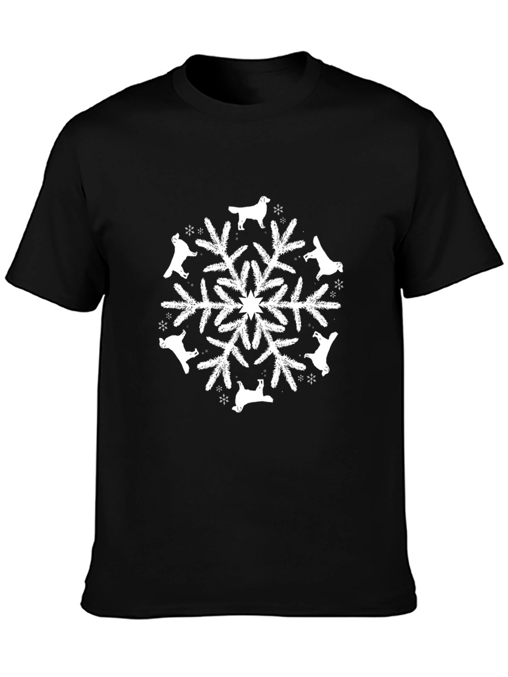 Dog Snowflake Graphic Tee