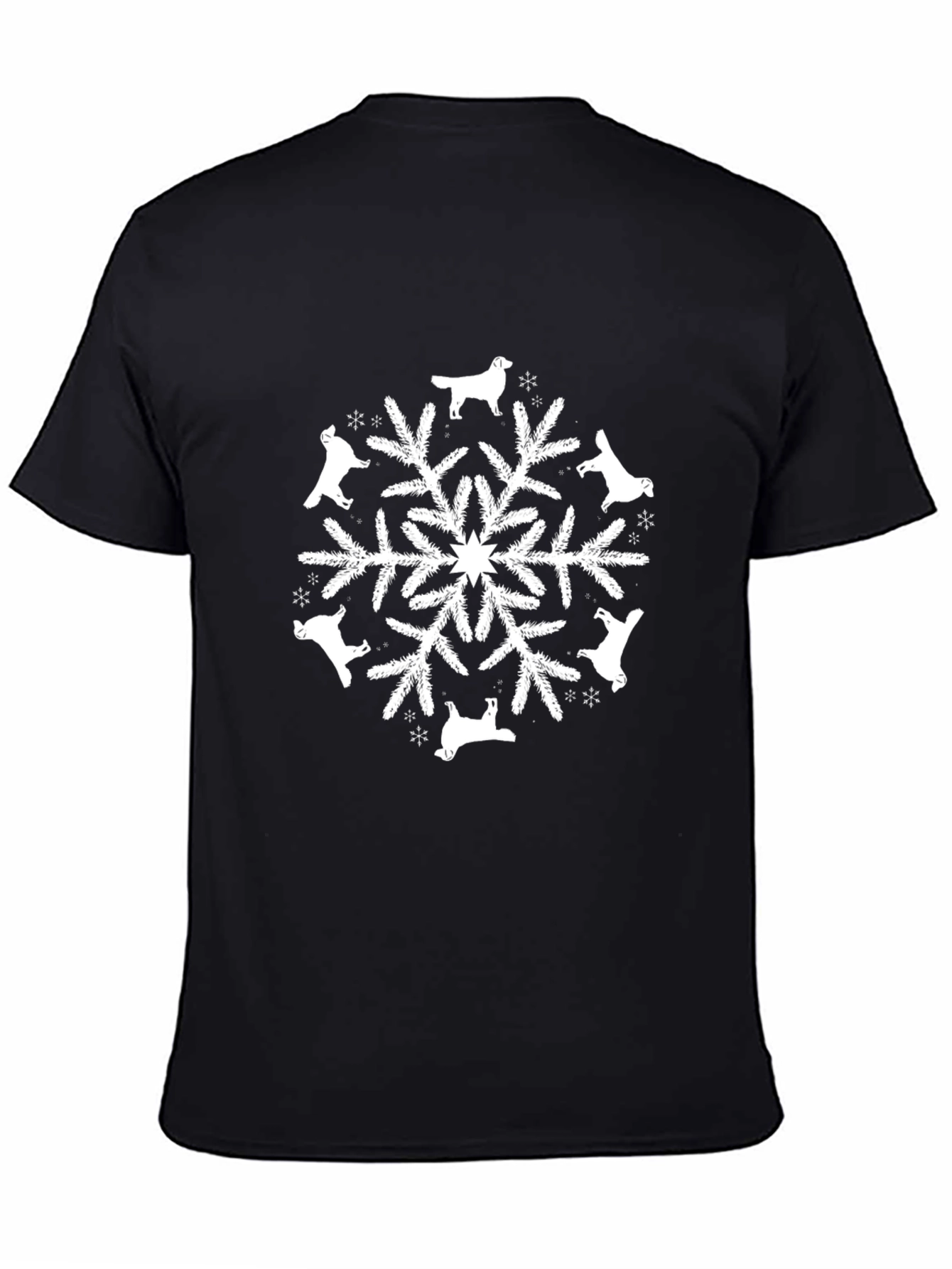 Dog Snowflake Graphic Tee
