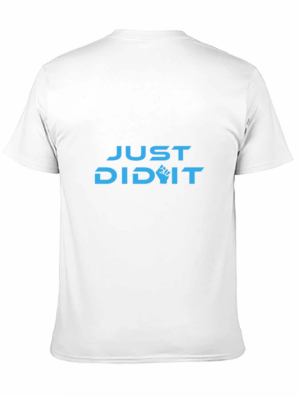 Just Did It Graphic Tee - Black Cotton Blend