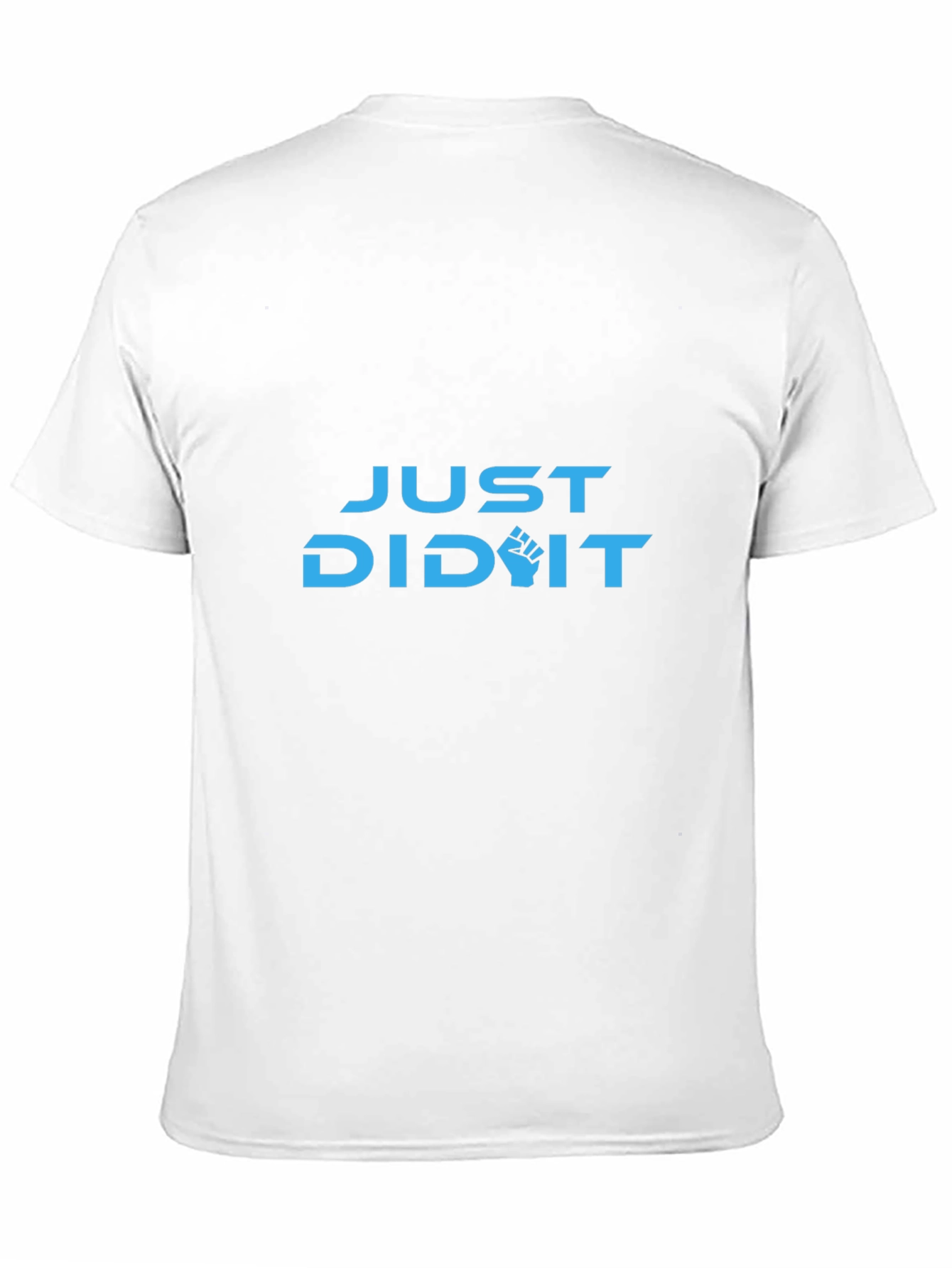 Just Did It Graphic Tee - Black Cotton Blend
