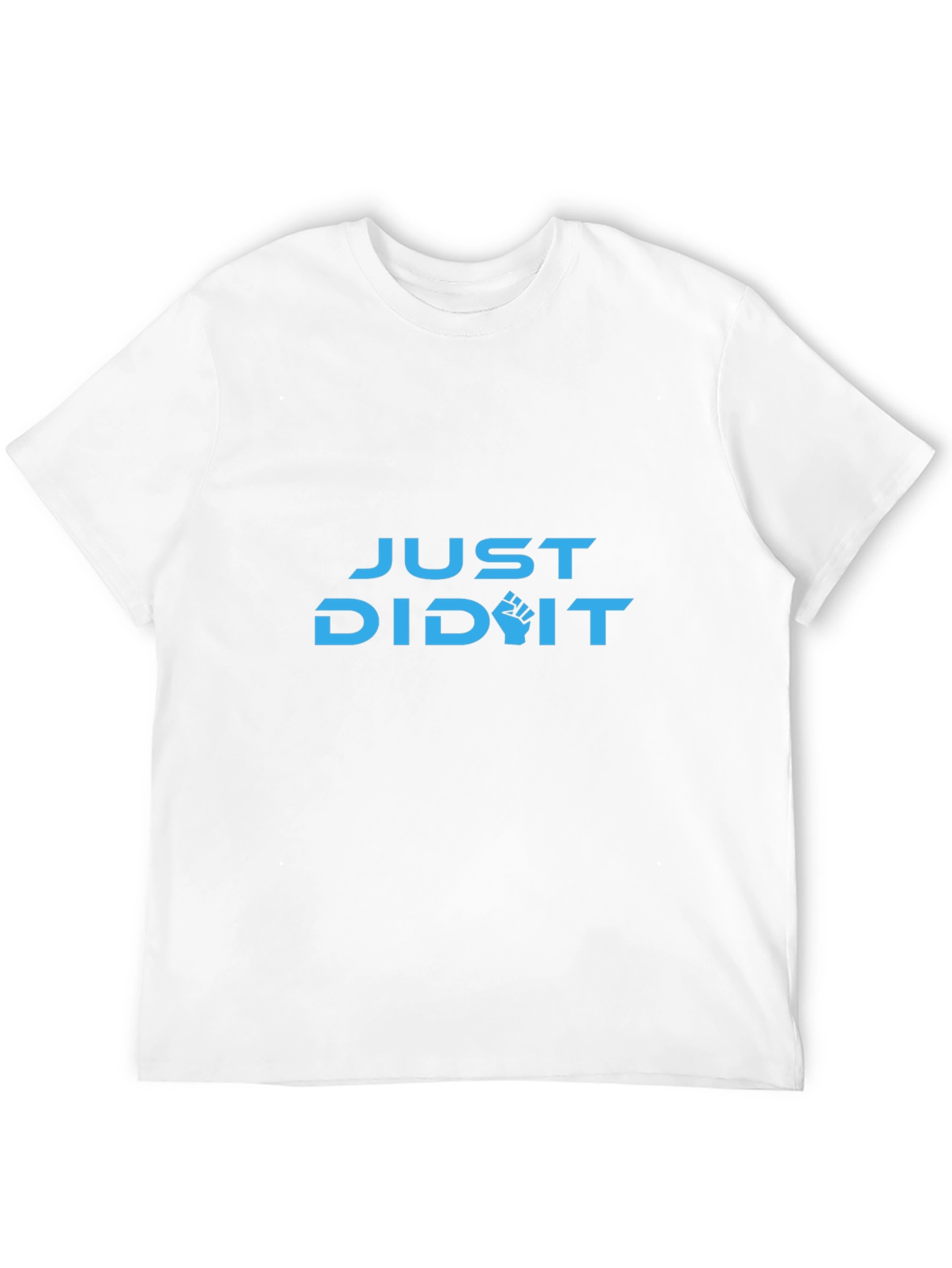 Just Did It Graphic Tee - Black Cotton Blend