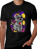 Cat With Heart T-Shirt