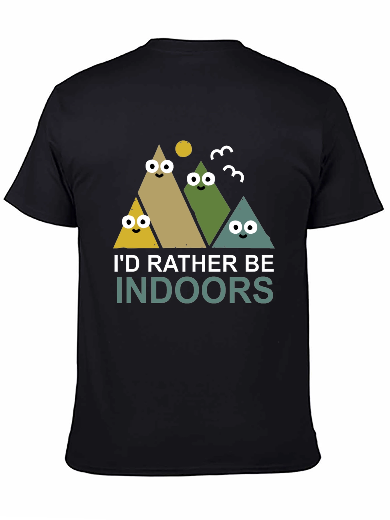 Id Rather Be Indoors Mens Graphic Tee