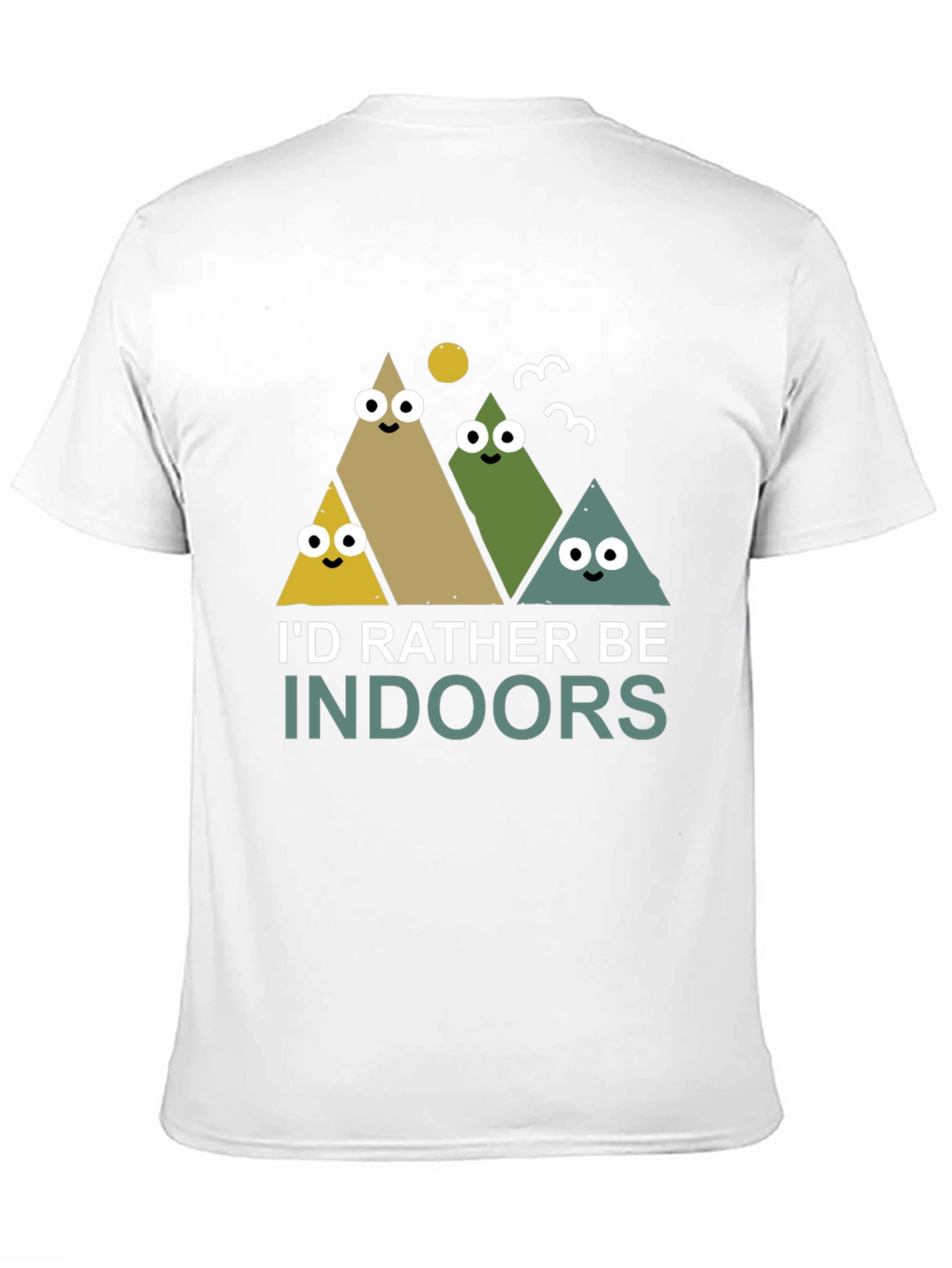 Id Rather Be Indoors Mens Graphic Tee