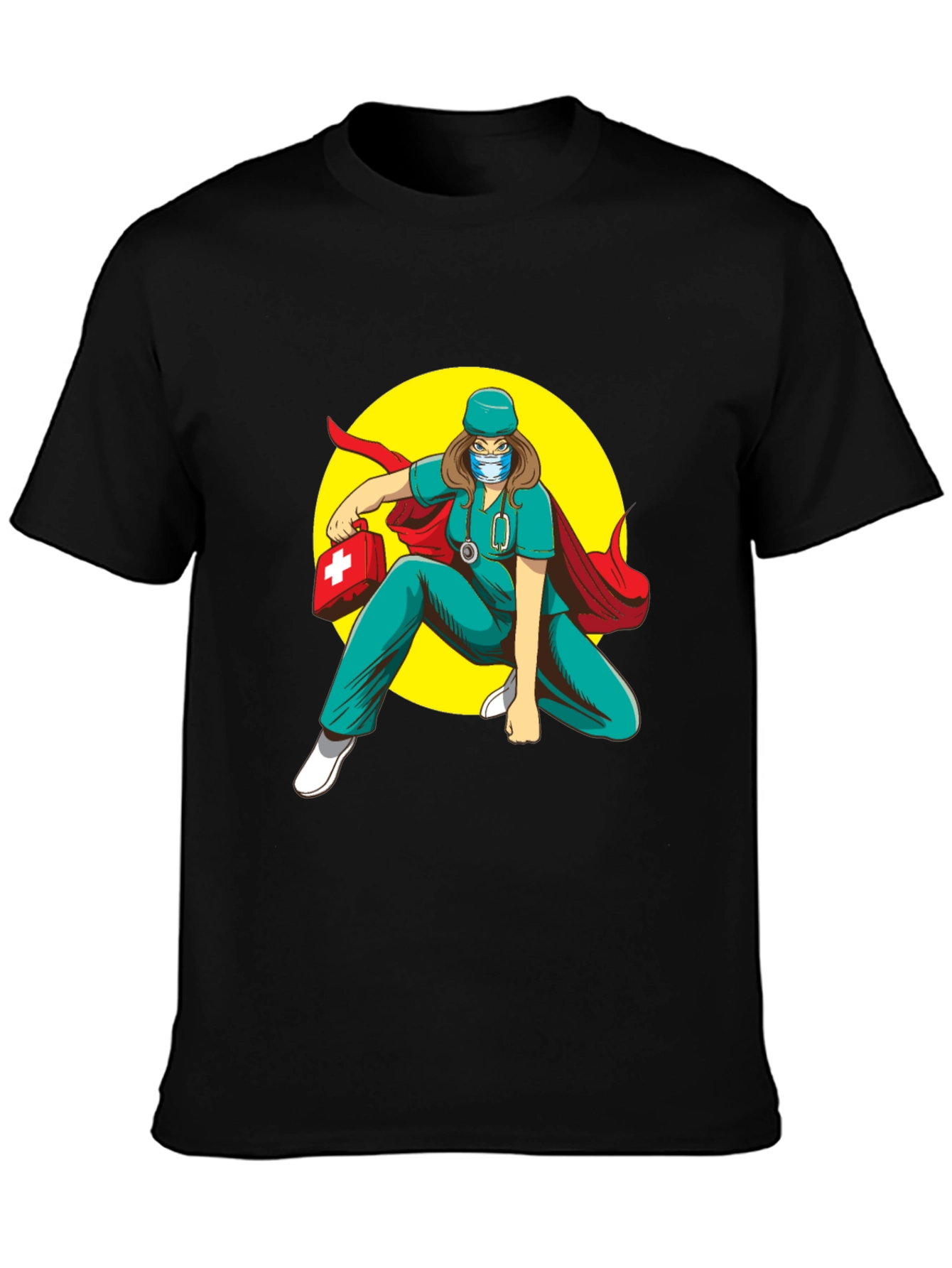 Superhero Nurse T-Shirt: Medical Hero Tee