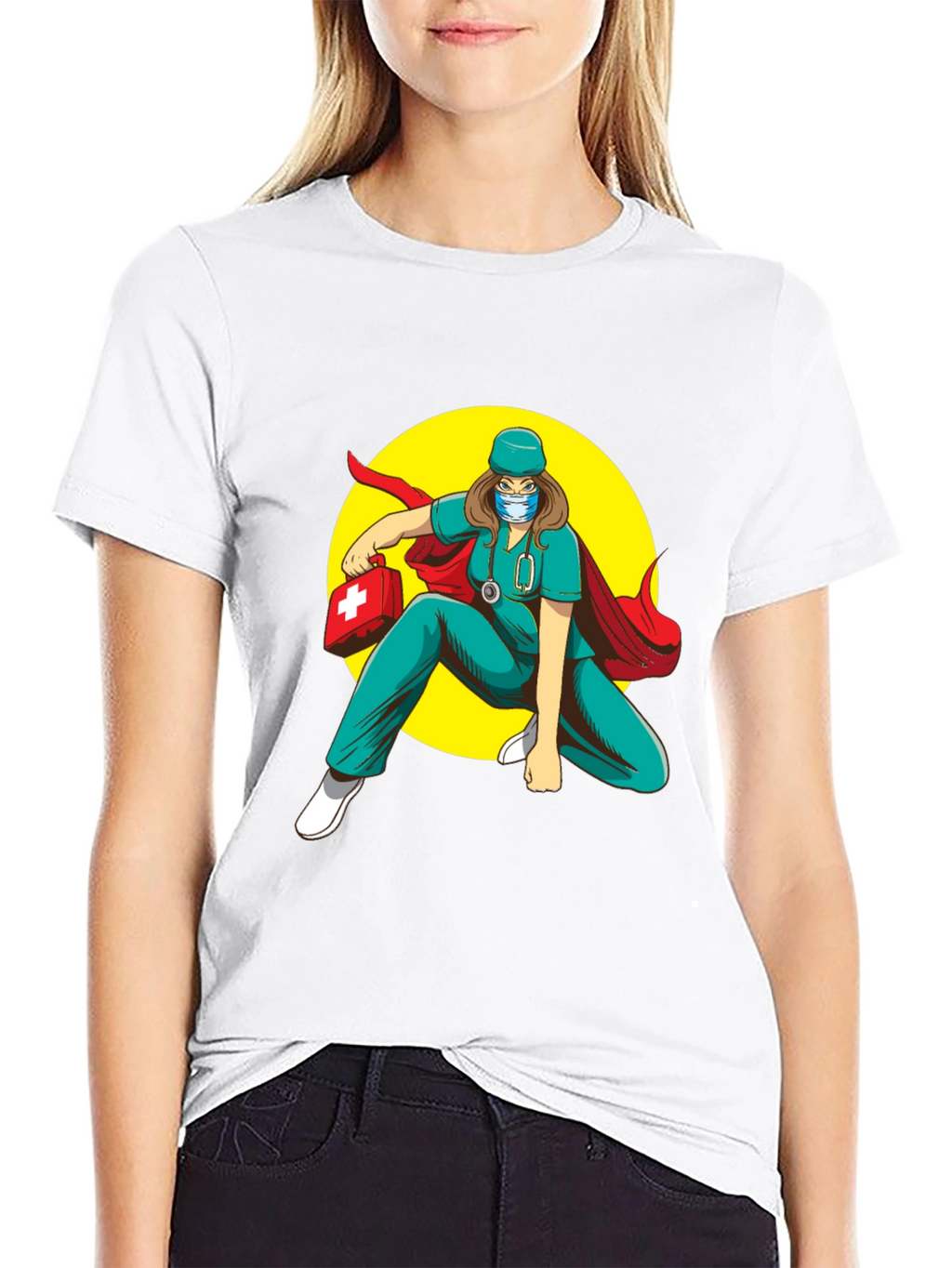 Superhero Nurse T-Shirt: Medical Hero Tee