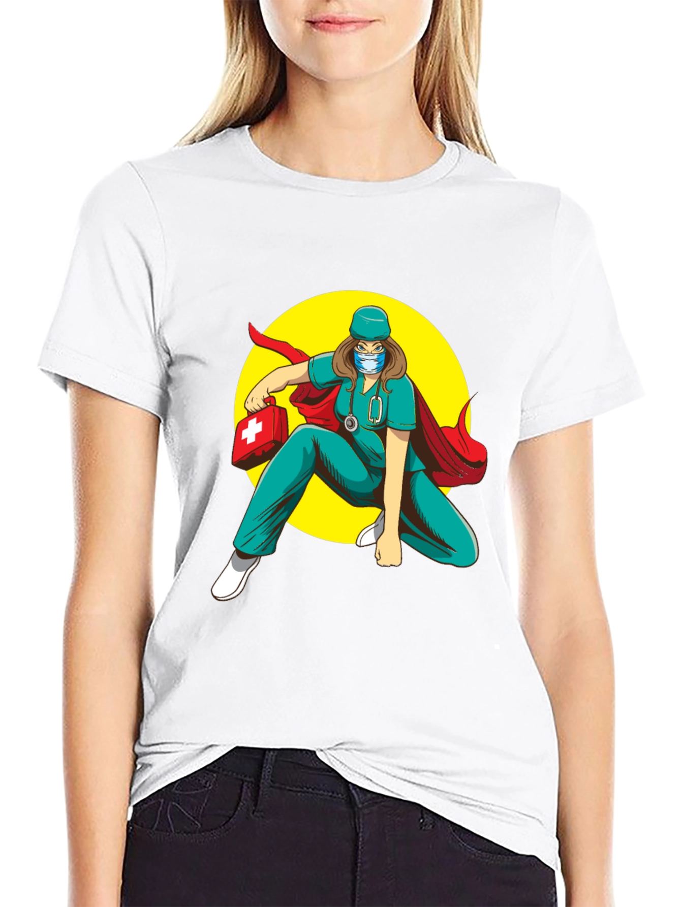 Superhero Nurse T-Shirt: Medical Hero Tee