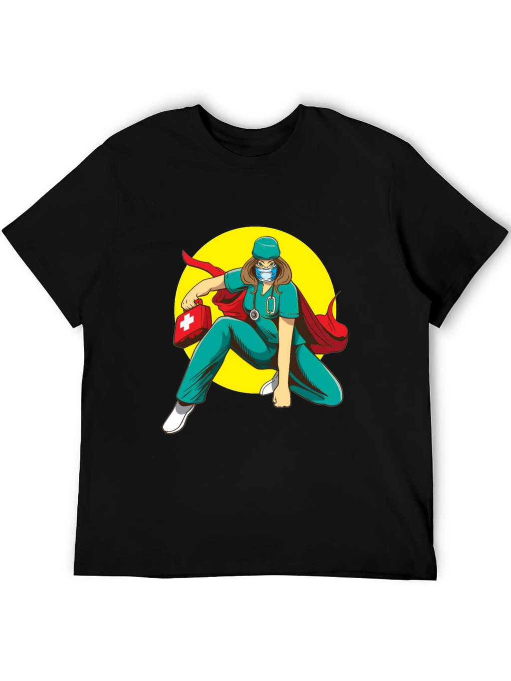 Superhero Nurse T-Shirt: Medical Hero Tee