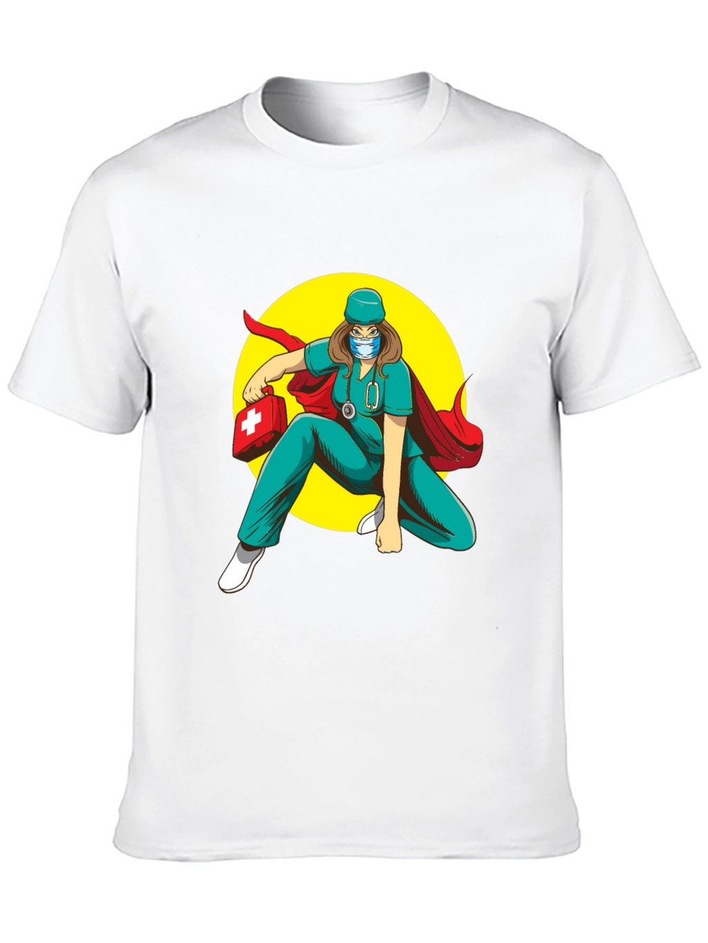 Superhero Nurse T-Shirt: Medical Hero Tee