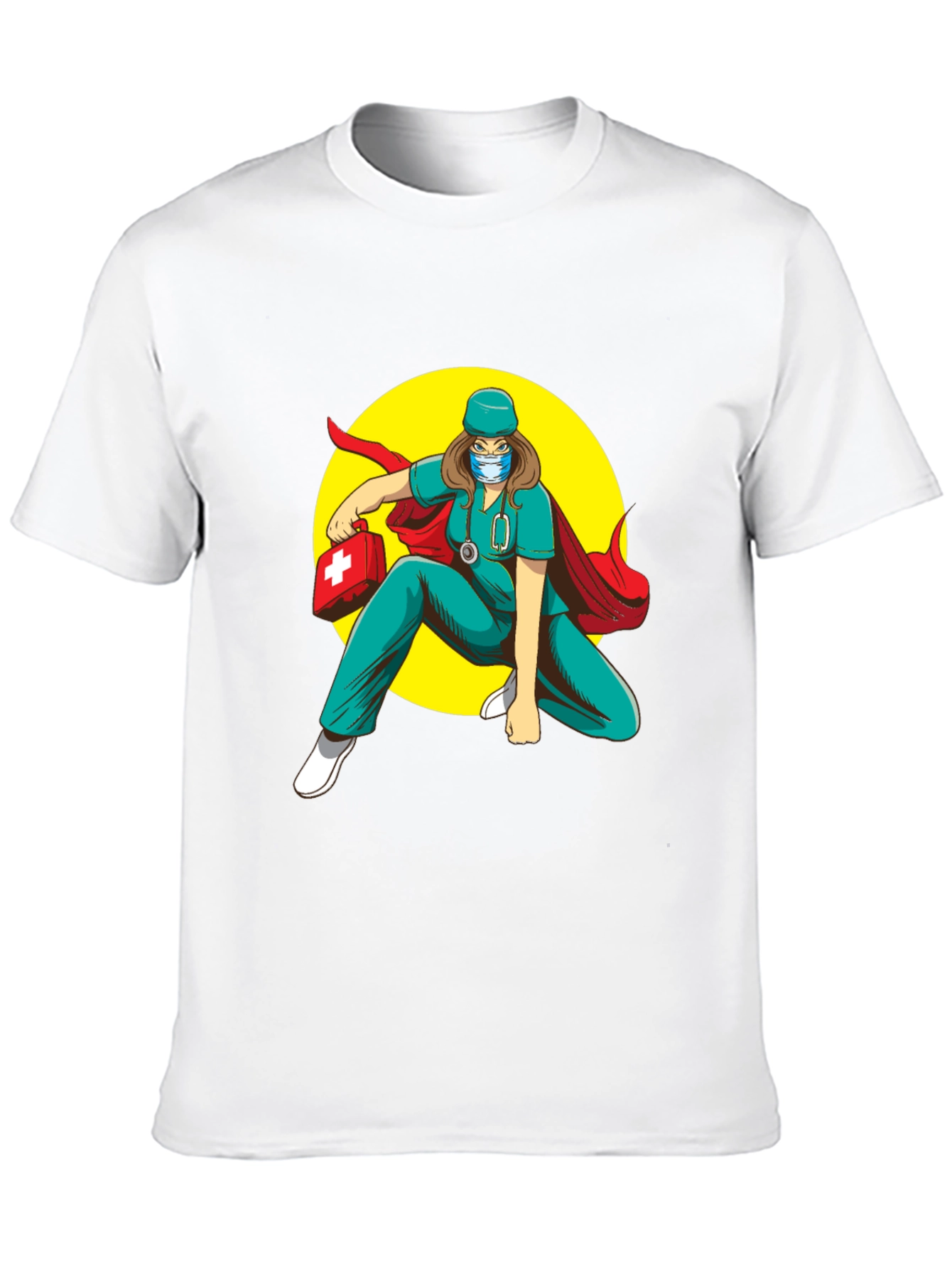 Superhero Nurse T-Shirt: Medical Hero Tee