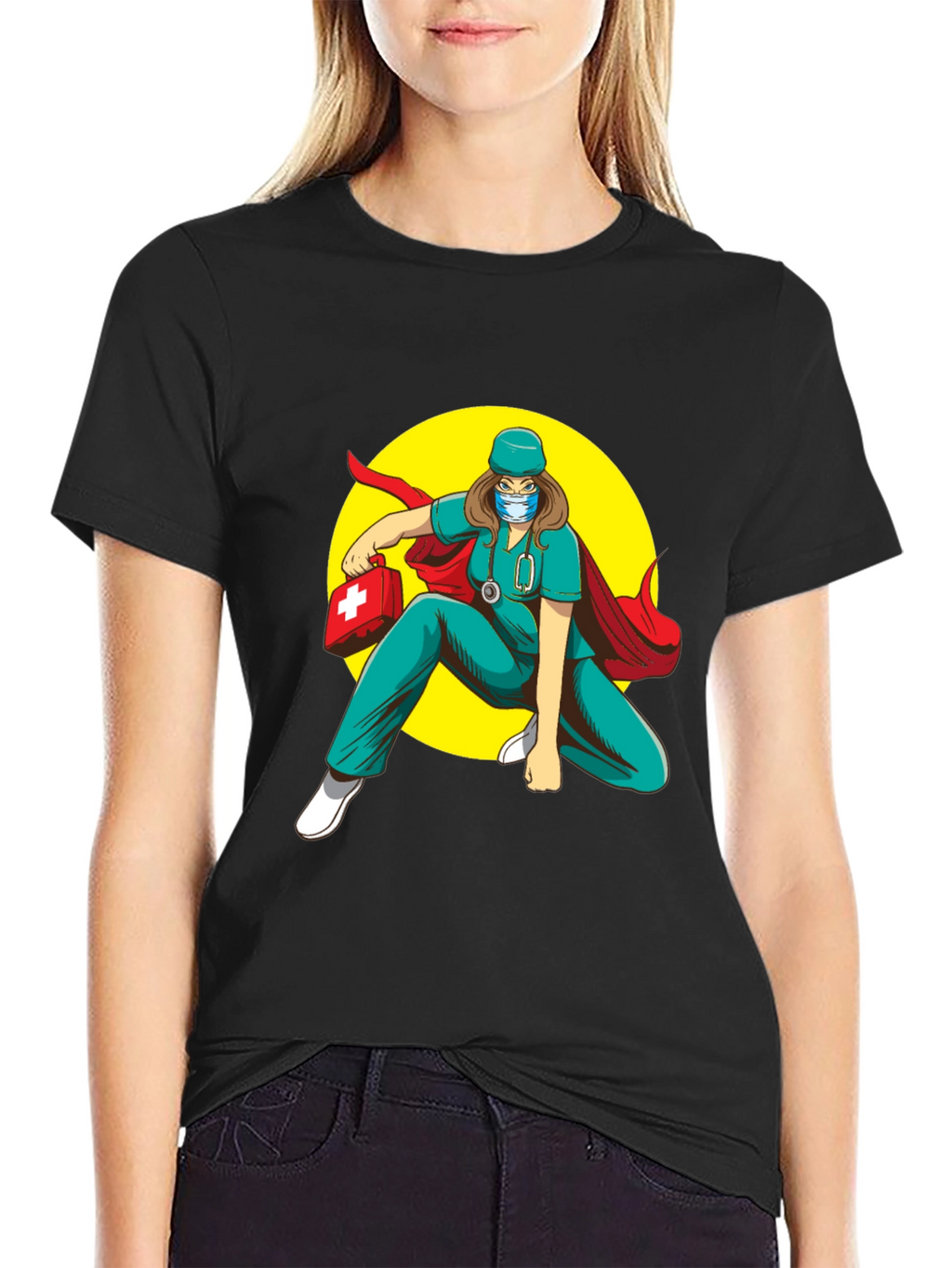 Superhero Nurse T-Shirt: Medical Hero Tee