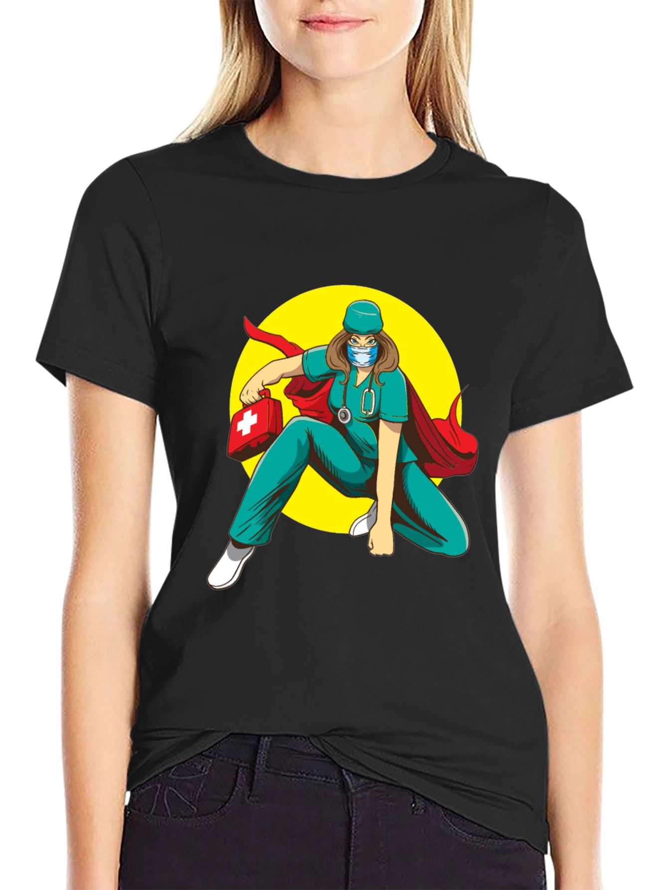 Superhero Nurse T-Shirt: Medical Hero Tee