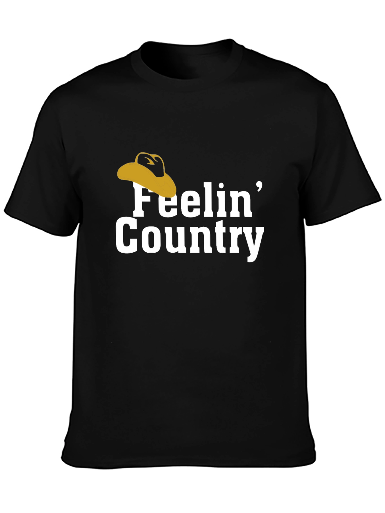 Feelin Country Graphic Tee - Black