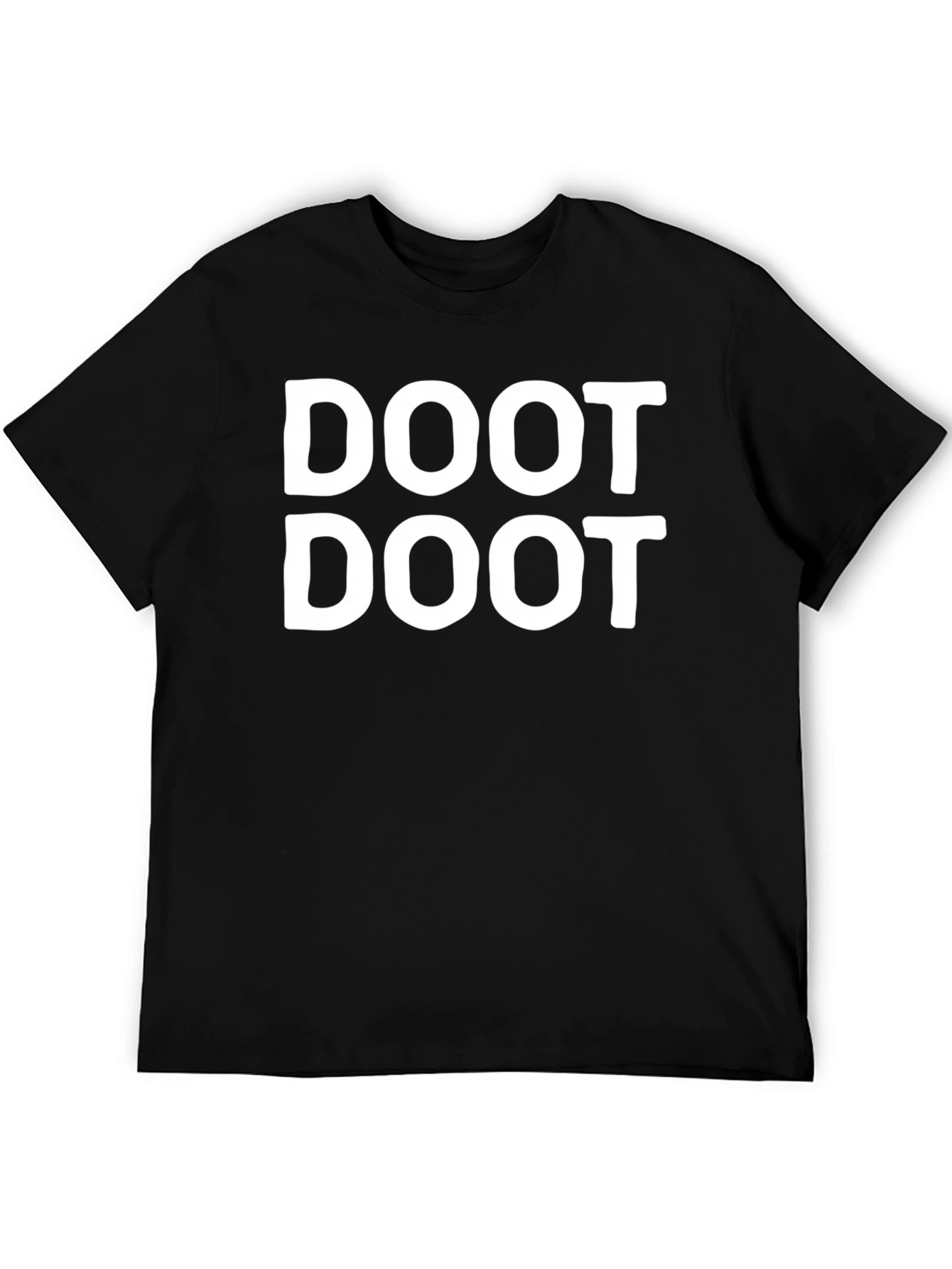 Doot Doot Funny Graphic T-Shirt - Black