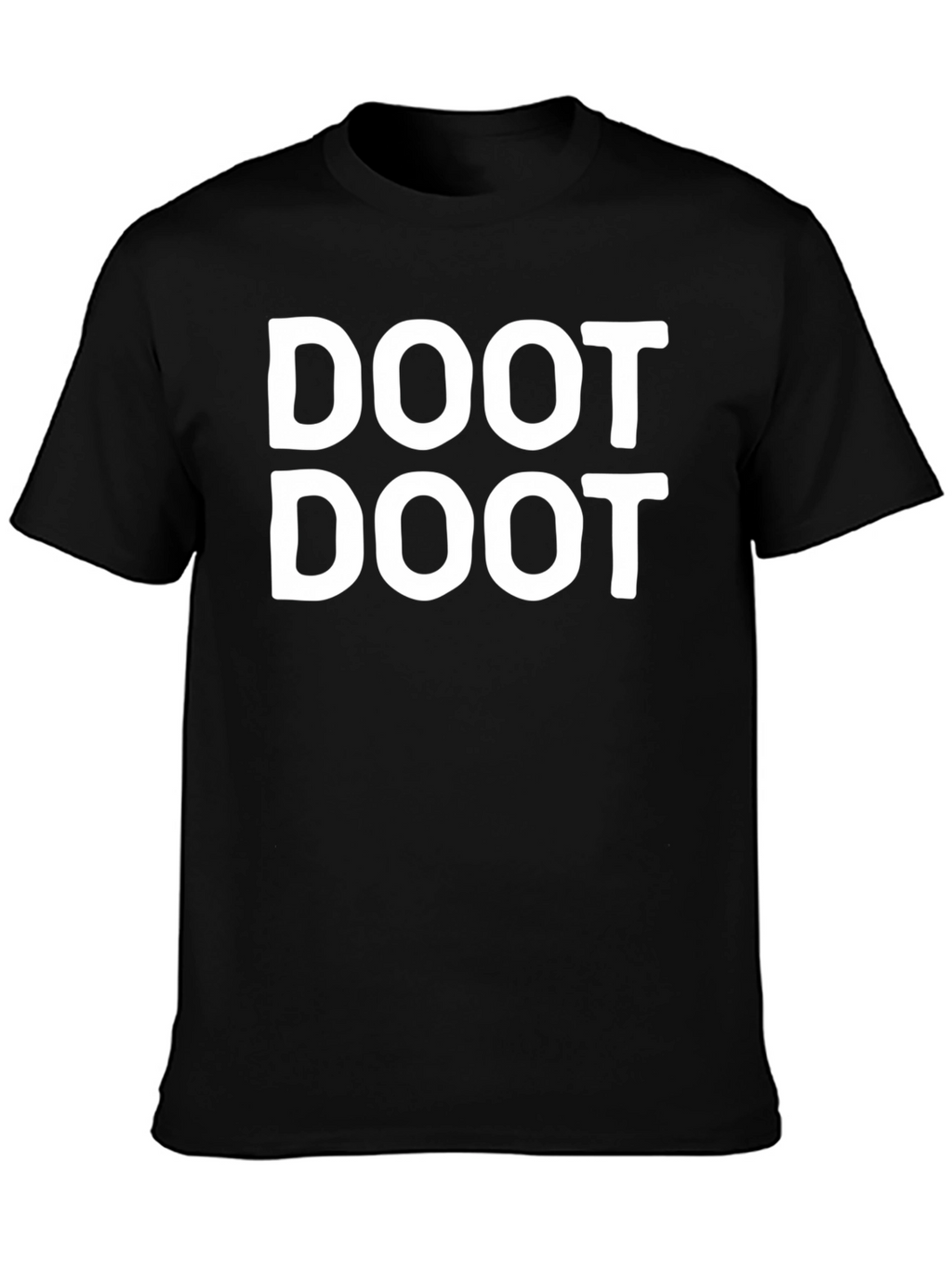 Doot Doot Funny Graphic T-Shirt - Black