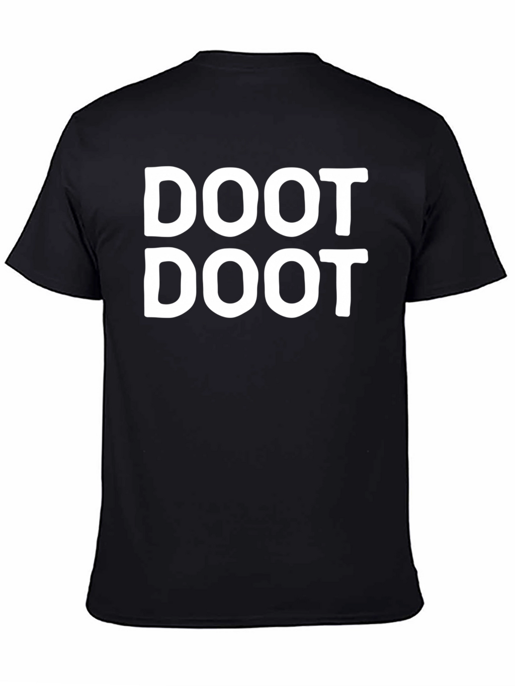Doot Doot Funny Graphic T-Shirt - Black