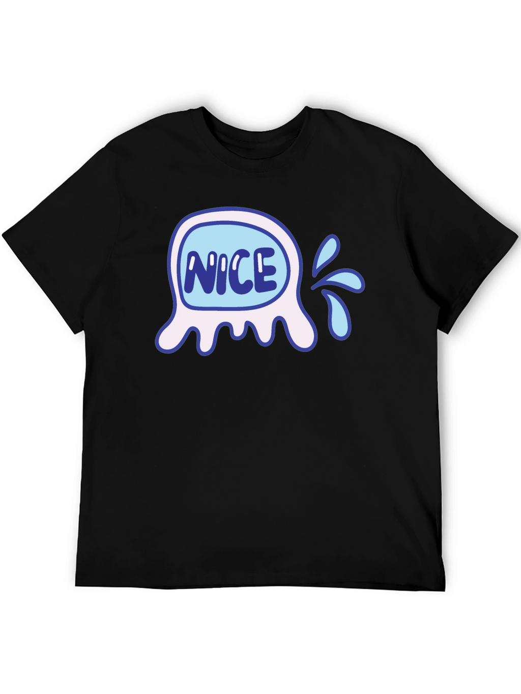 Nice Splash Graphic Tee - Fun Trendy Casual Shirt
