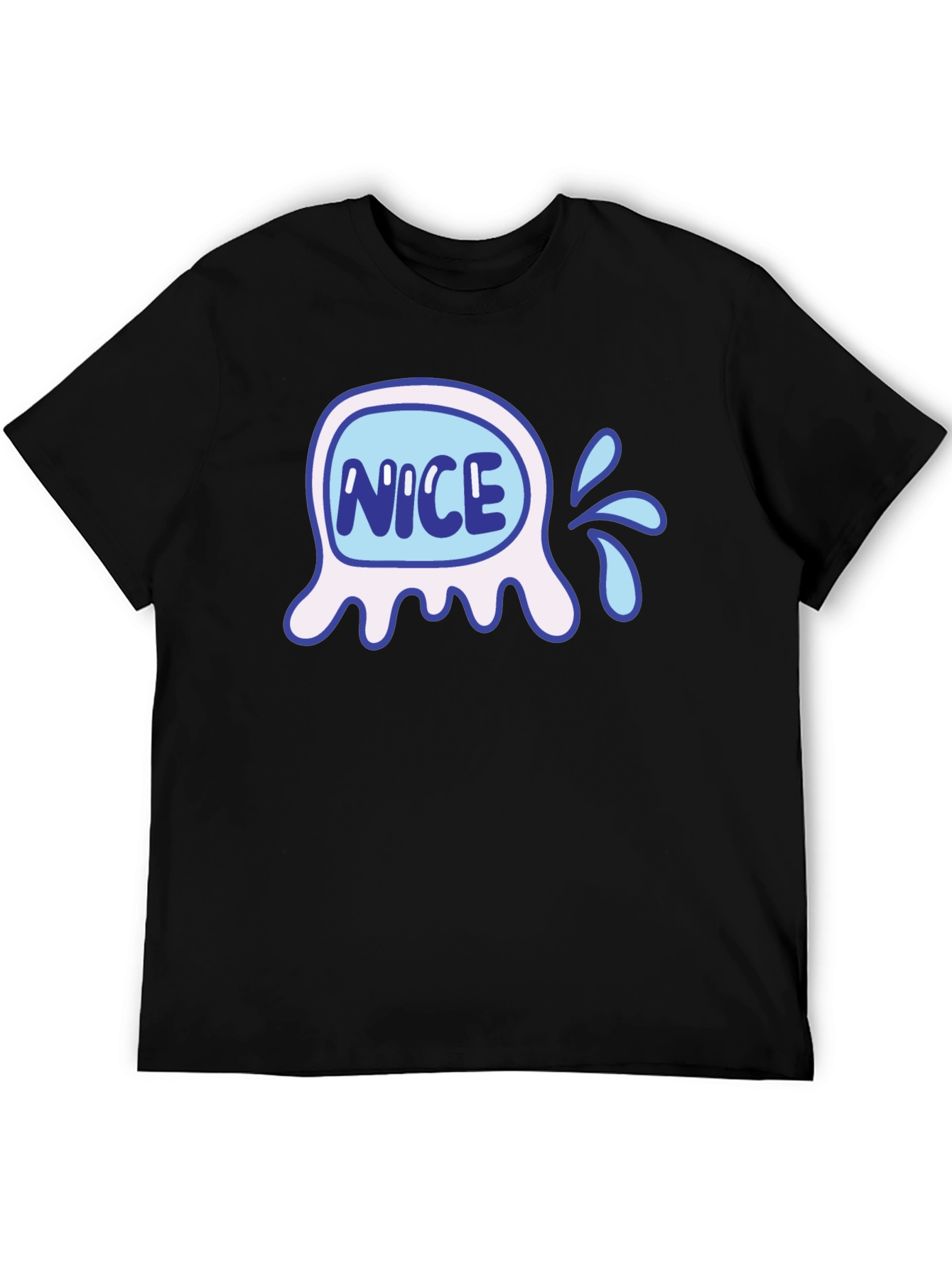 Nice Splash Graphic Tee - Fun Trendy Casual Shirt