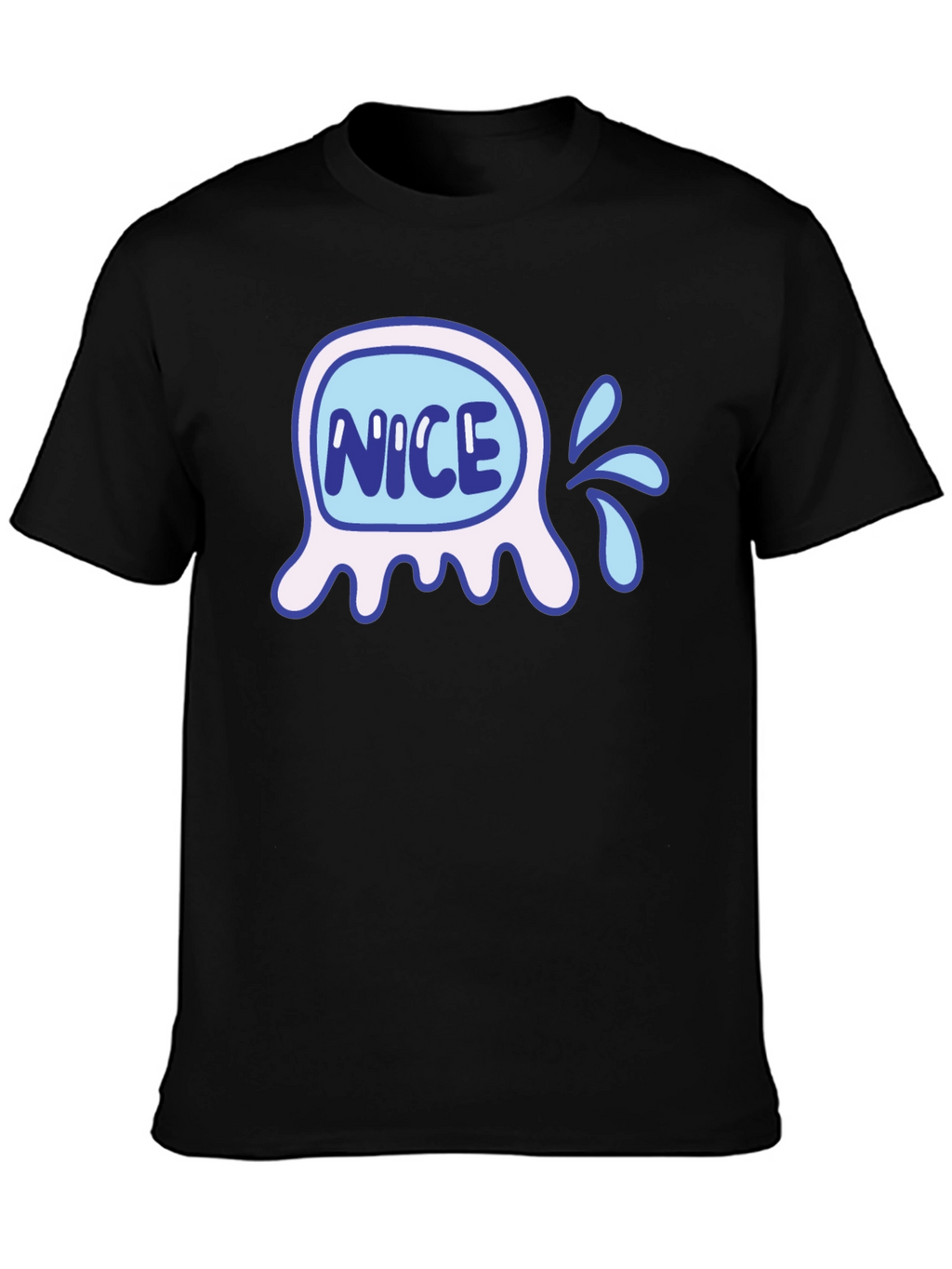 Nice Splash Graphic Tee - Fun Trendy Casual Shirt